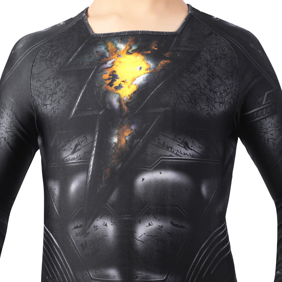 [ylevol] Black Adam Kids Jumpsuit with Cloak Fullset Cosplay Costumes