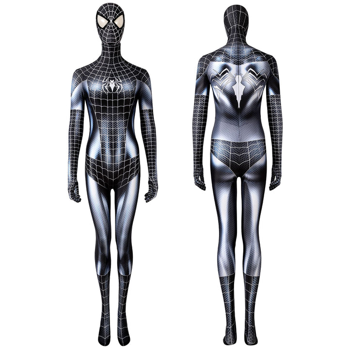 [ylevol] Spider-man Venom Woman Black Cat Female Jumpsuit Cosplay Costumes