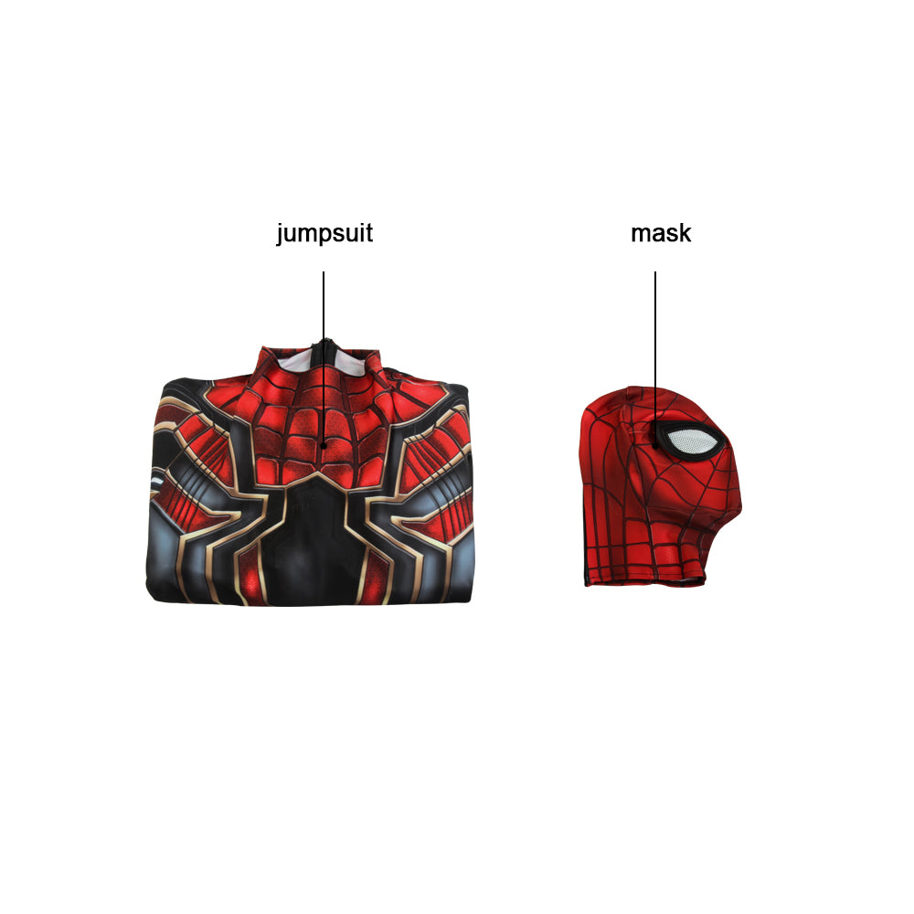 [ylevol] Infinity War Peter Parker Spider-Man Male Jumpsuit Costumes
