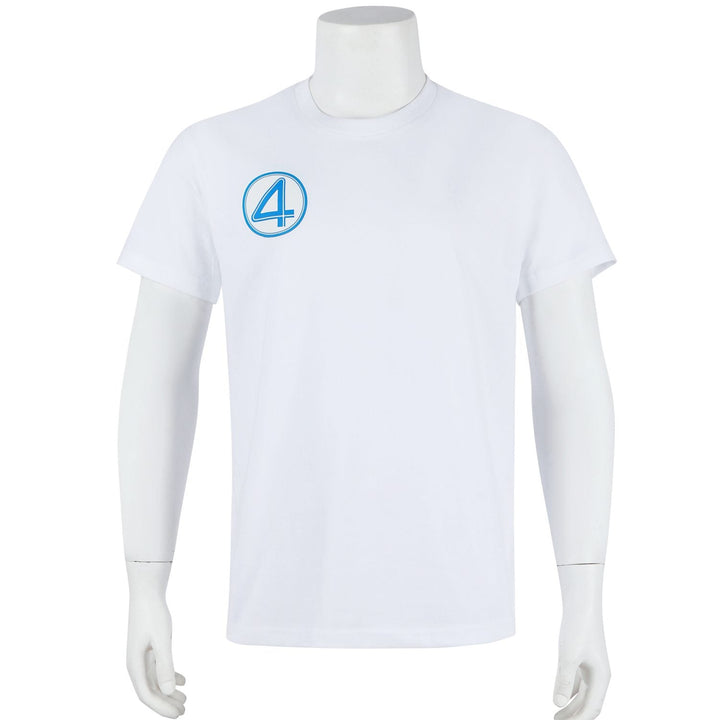 [ylevol] Marvel Rivals Fantastic Four First Steps White T-shirt Cosplay Costumes
