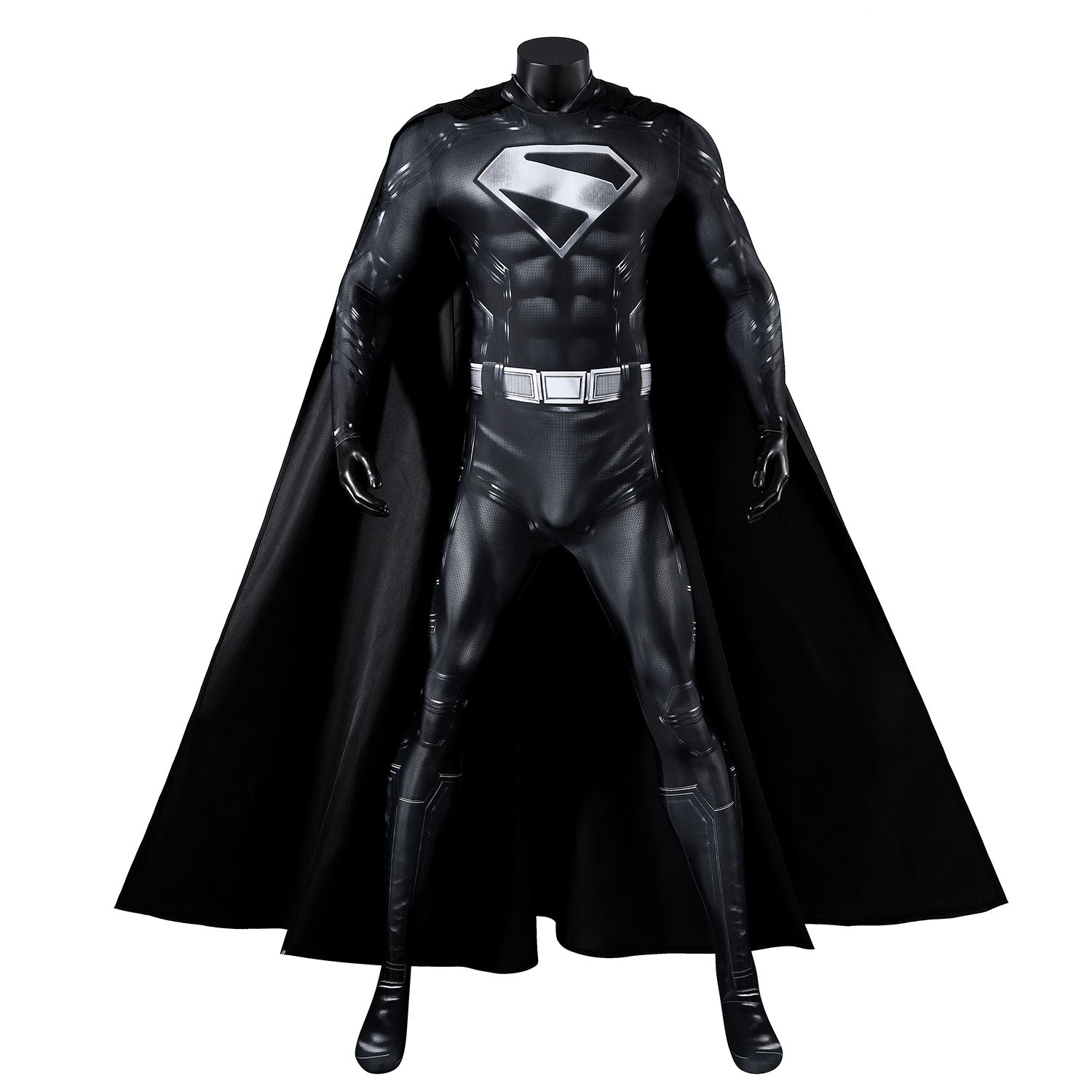 [ylevol] Superman Legacy Clark Kent Black Jumpsuit Cosplay Costumes