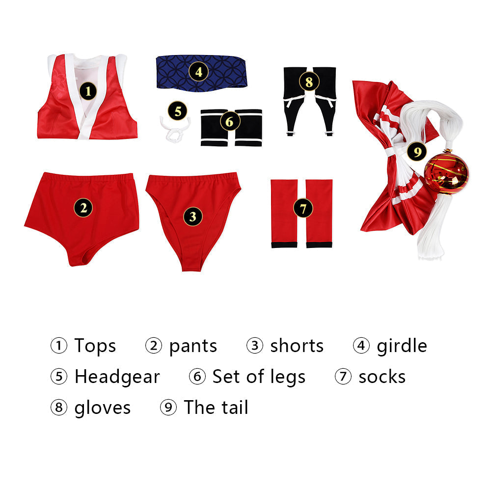 [ylevol] Street Fighter 6 Mai Shiranui Full Set Top Level Cosplay Costumes