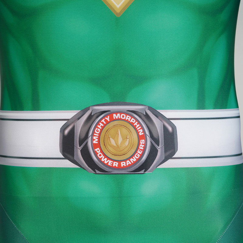 [ylevol] Mighty Morphin Power Rangers Yamato Tribe Knight Burai Green Costumes