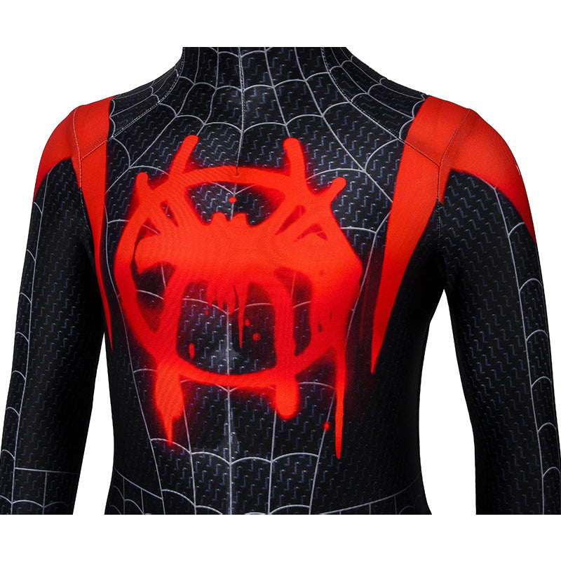 [ylevol] Spider-Man Into the Spider-Verse Miles Morales Kids Jumpsuit Costumes