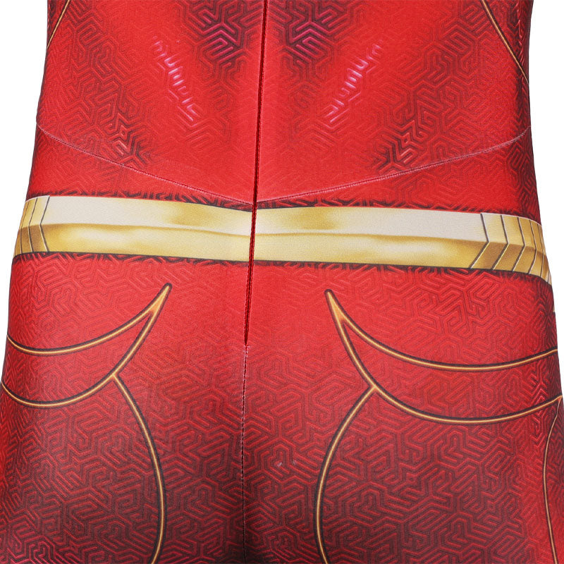 [ylevol] Flashpoint Barry Allen The Flash Kids Jumpsuit Cosplay Costumes