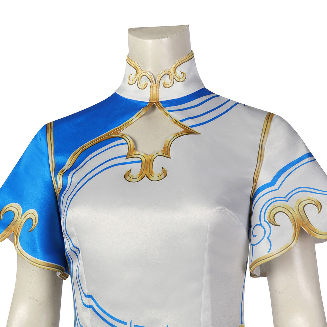 [ylevol] Street Fighter 6 Chun Li Female Blue and White Cosplay Costumes