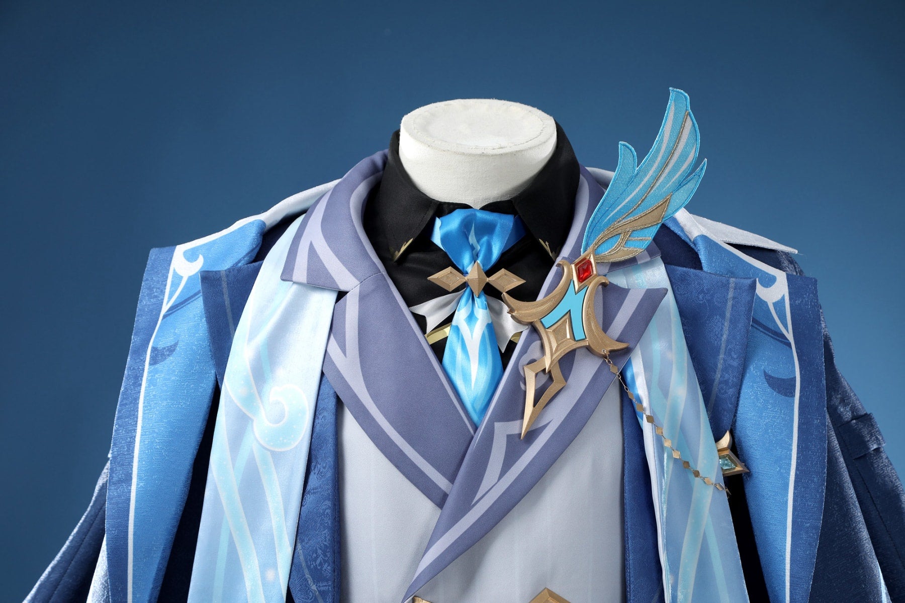 Genshin Impact Neuvillette Lantern Rite Melusent Gift Cosplay Costumes