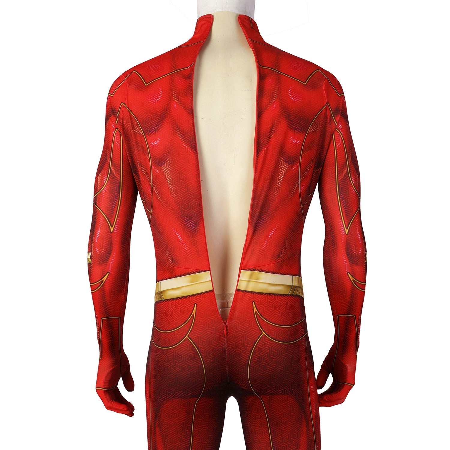 [ylevol] Flashpoint Barry Allen The Flash Jumpsuit with Mask Cosplay Costumes