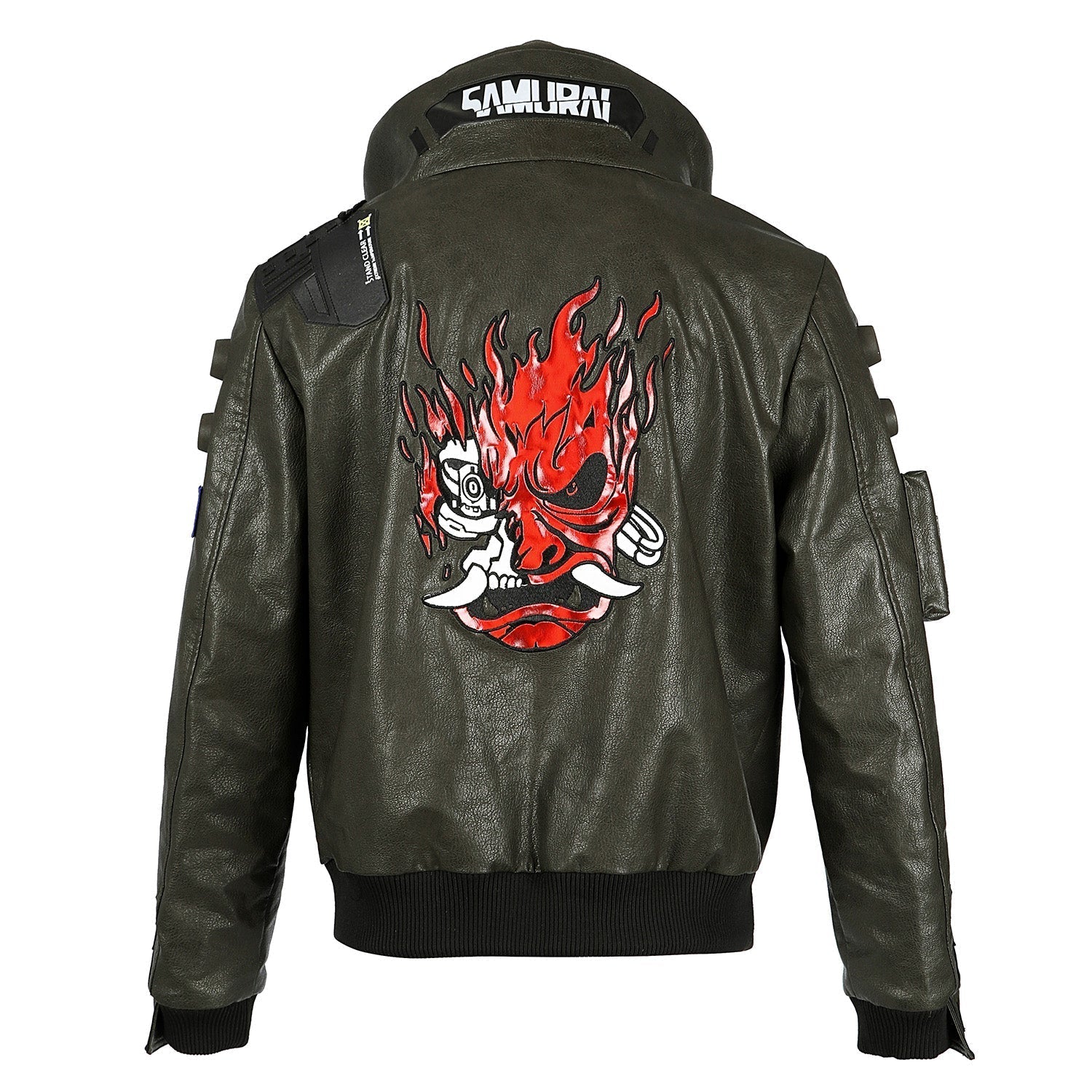 [ylevol] Cyberpunk 2077 V PU Leather Top Level Full Set Cosplay Costumes