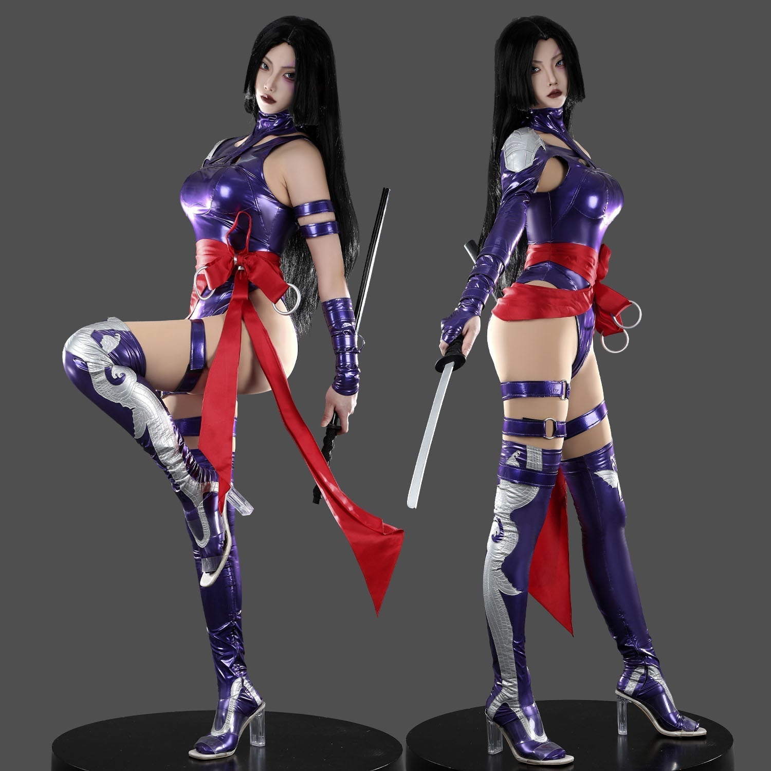 [ylevol] Marvel Rivals Luna Snow Psylocke Bodysuit Full Set Cosplay Costumes