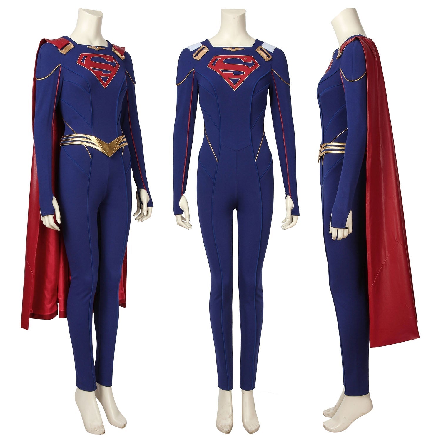 [ylevol] Supergirl Kara Zor -El Female Fullset Cosplay Costumes