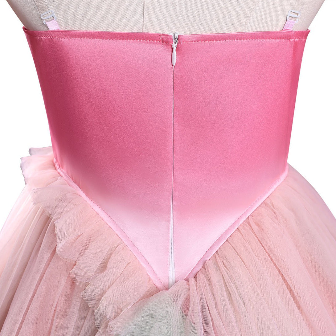 [ylevol] Wicked: For Good Witch Glinda Pink Green Dress Cosplay Costumes