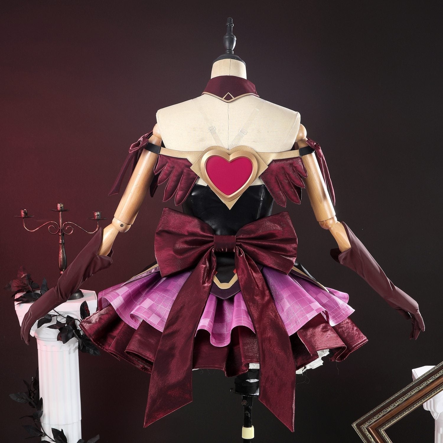 [ylevol] Overwatch 2 Magical Girl Juno Red Black Full Set Cosplay Costumes