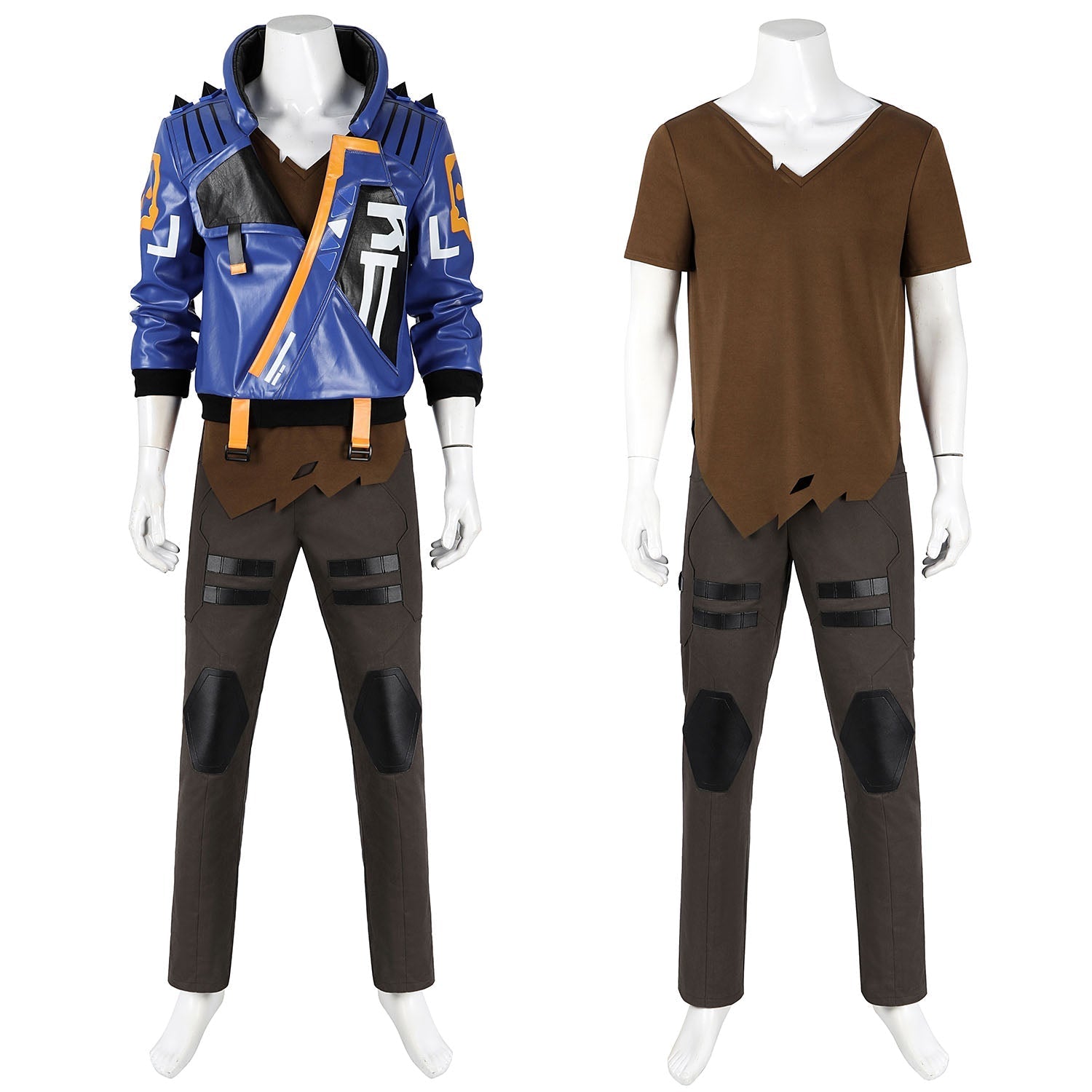 [ylevol] Valorant Yoru Outfit Male Leather Cosplay Costumes