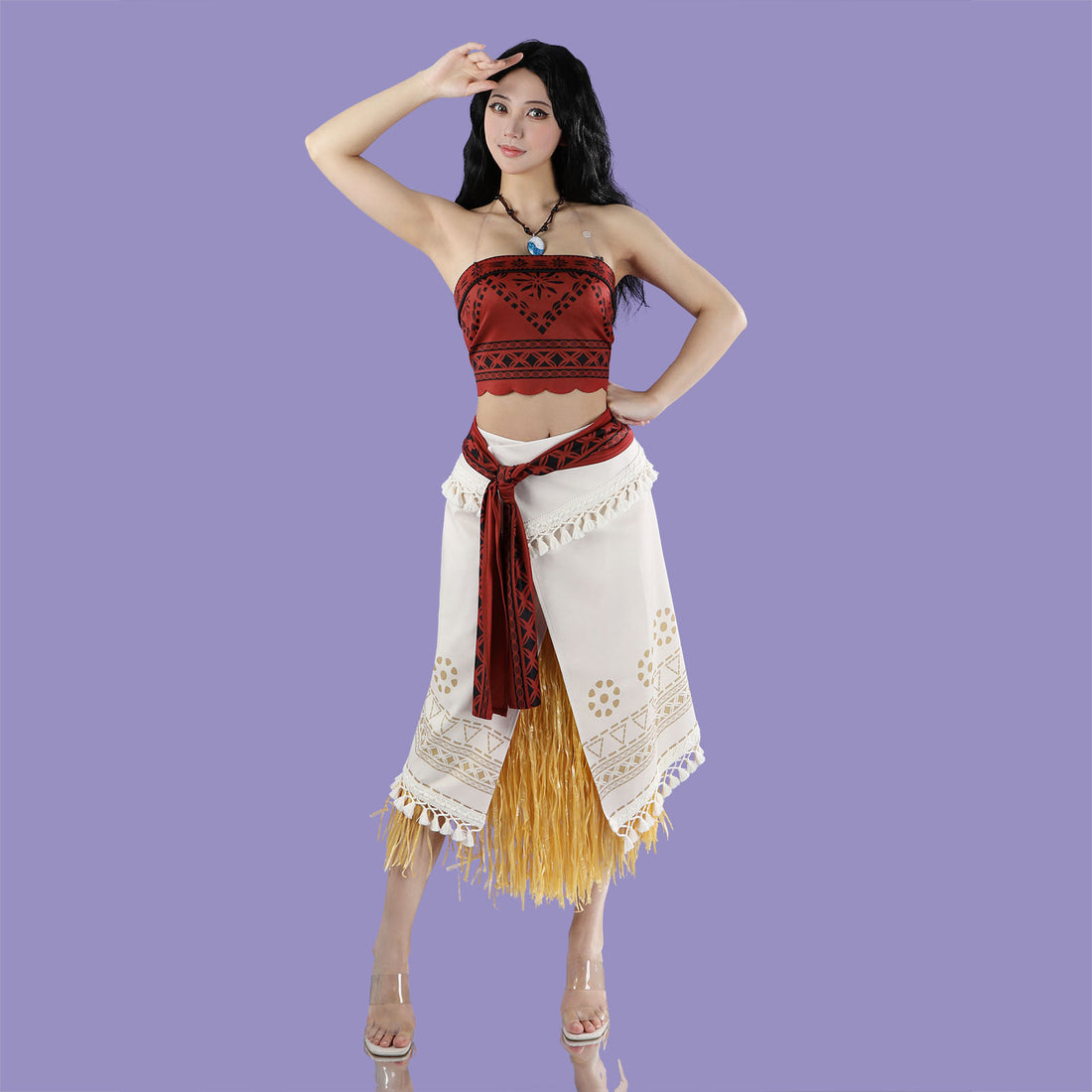 Movie Moana 2 Princess Carnival Dress Women Girl Cosplay Costumes