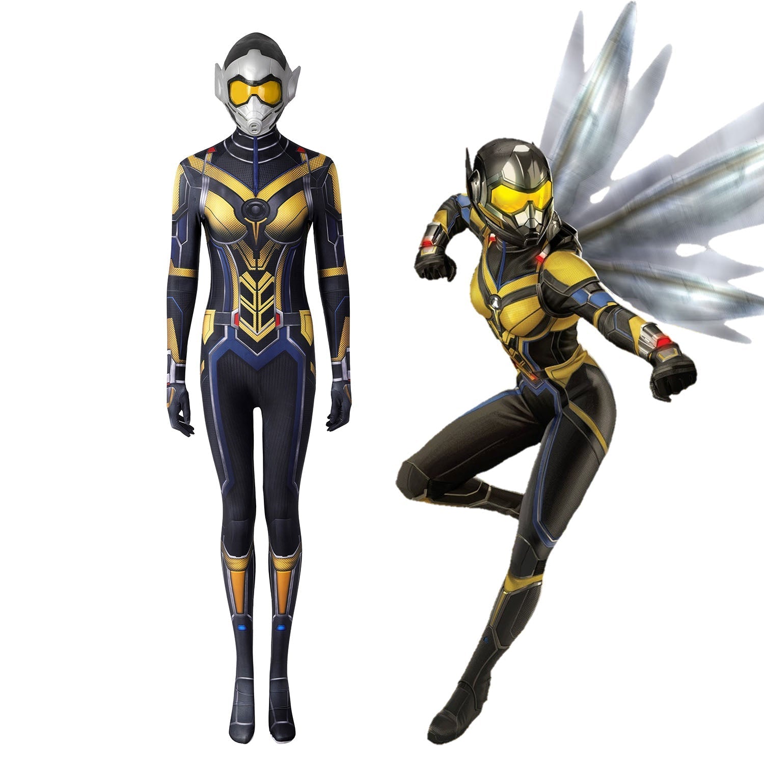 [ylevol] Ant-Man and the Wasp Quantumania Hope Wasp Jumpsuit Costumes