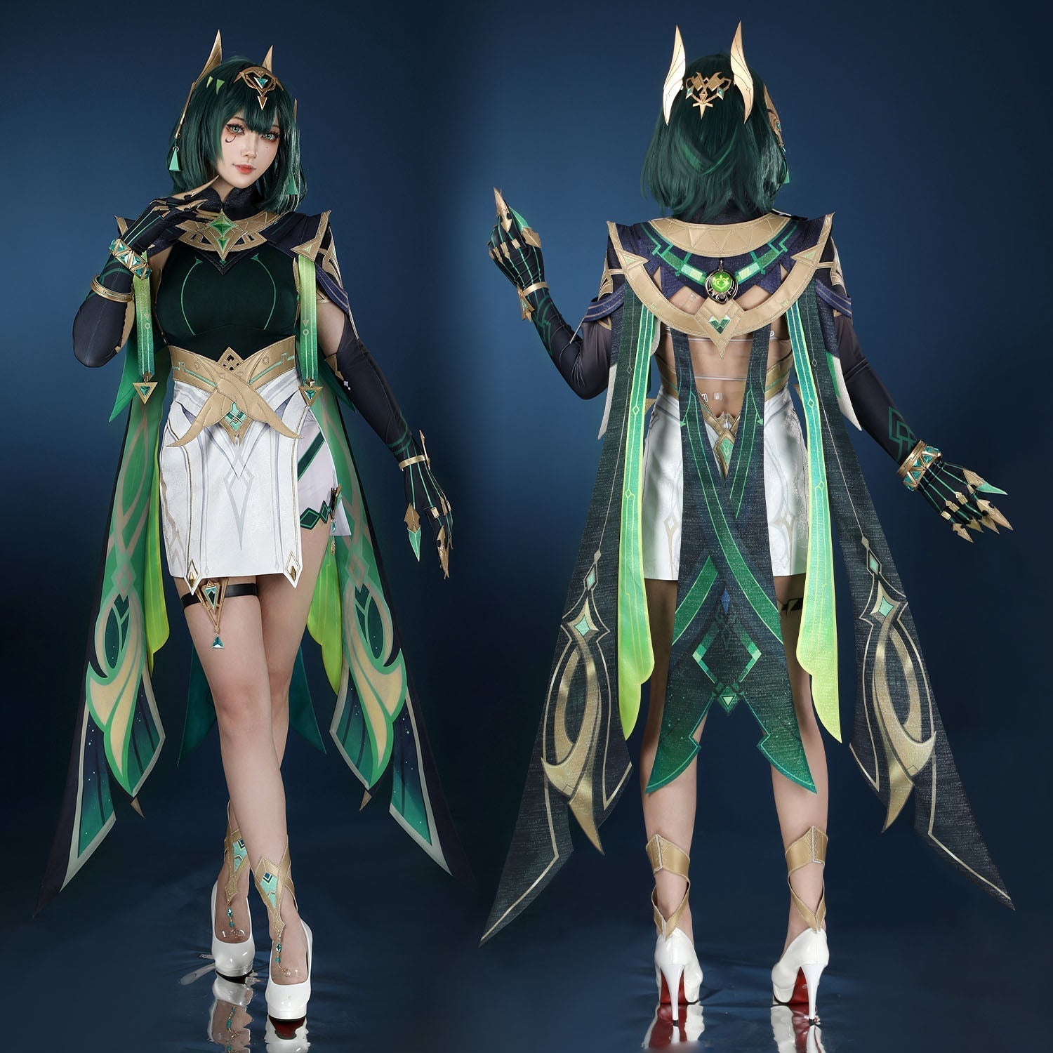 [ylevol] Game Genshin Impact Nefer Full Set Top Cosplay Costumes