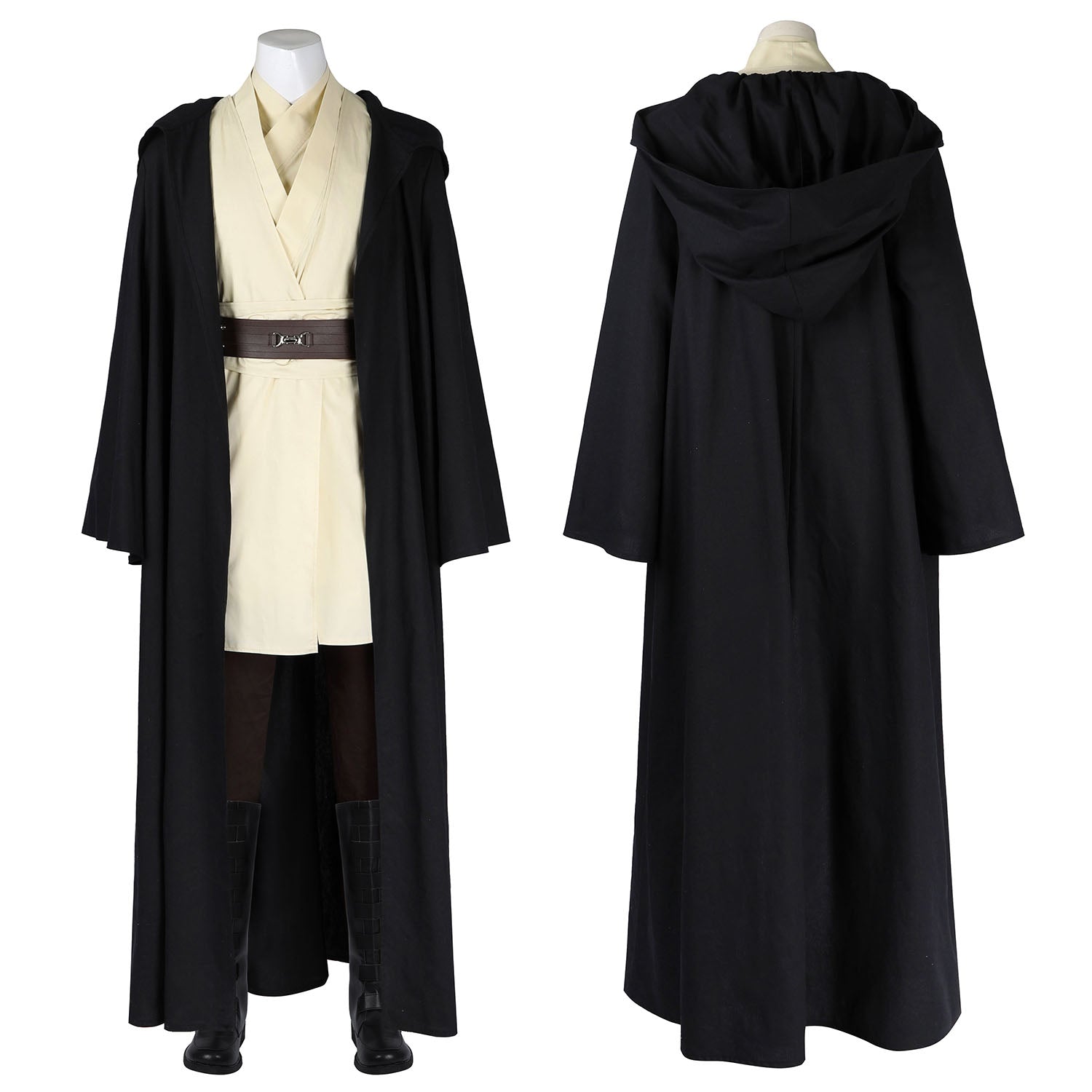 [ylevol] Star Wars Episode I The Phantom Menace Qui-Gon Jinn Cosplay Costumes
