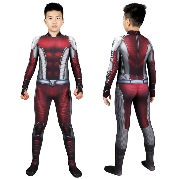 [ylevol] Titans Beast Boy Kids Jumpsuit Cosplay Costumes