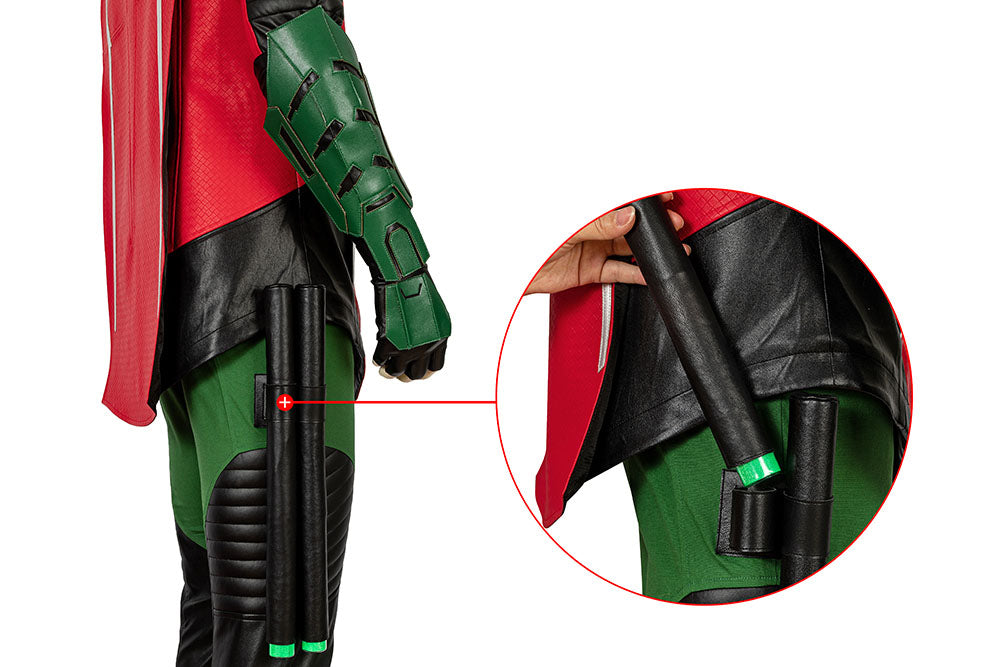 [ylevol] Batman Gotham Knights Robin Battle Suit Top Cosplay Costumes