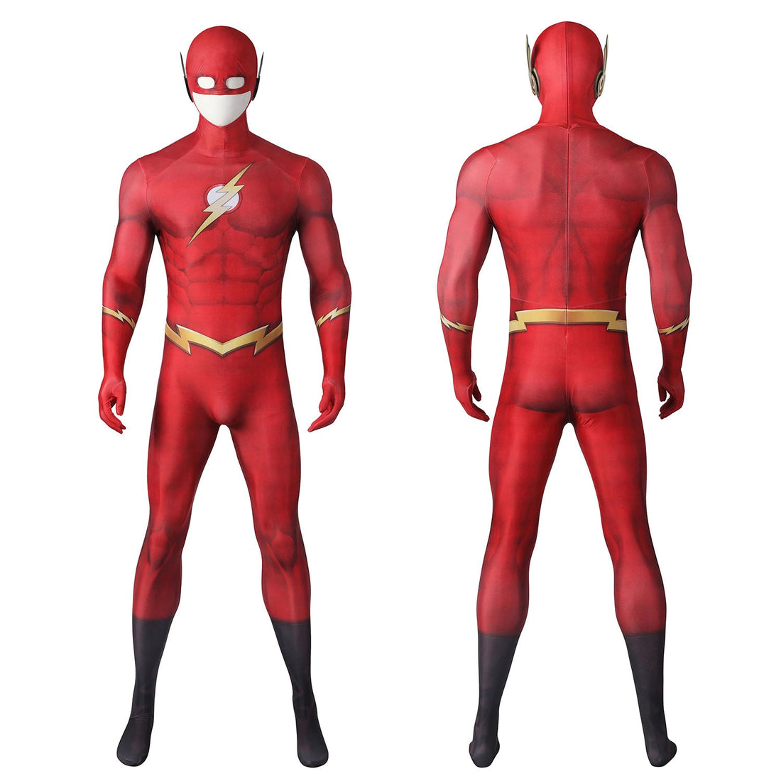 [ylevol] The Flash season 8 Jason Garrick Jumpsuit with Mask Cosplay Costumes