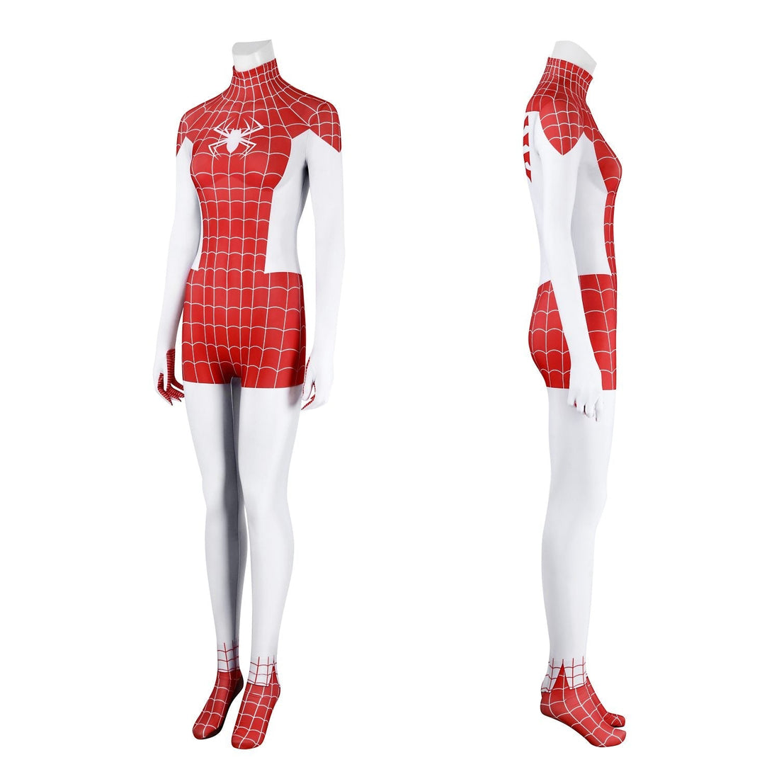 [ylevol] Spider-Man Mary Jane Watson Earth-18119 Crimson She-Devil Jumpsuit Costumes