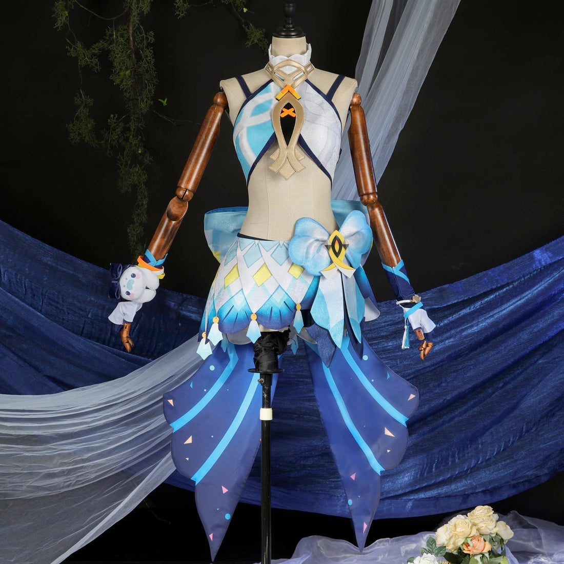 [ylevol] Game Genshin Impact Mualani Full Set Top Level Cosplay Costumes