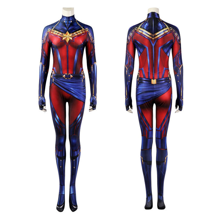 [ylevol] Avengers Endgame Captain Marvel Carol Danvers Jumpsuit with Mask Costumes