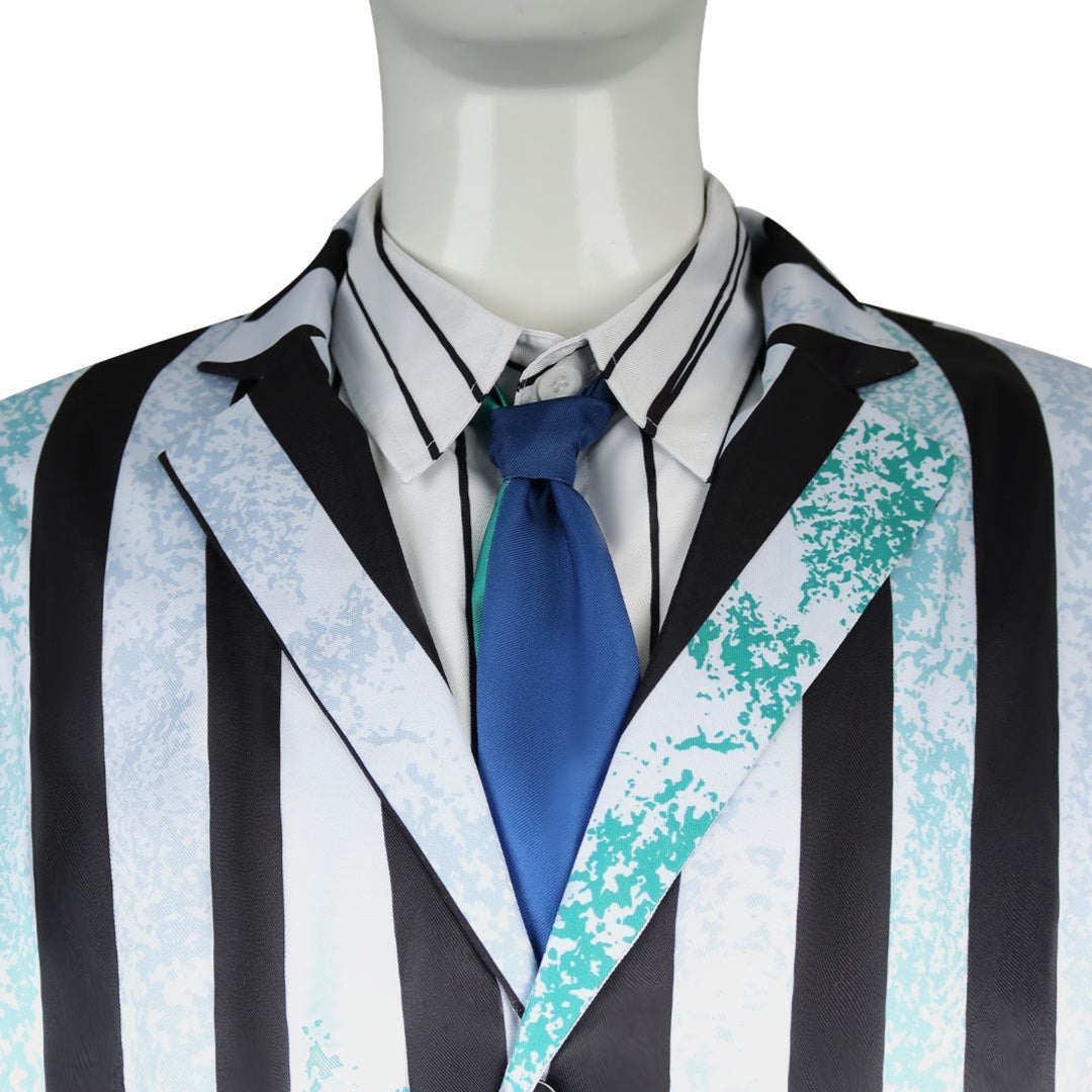 [ylevol] Beetle Juice Michael Keaton Dirty Suit Halloween Cosplay Costumes