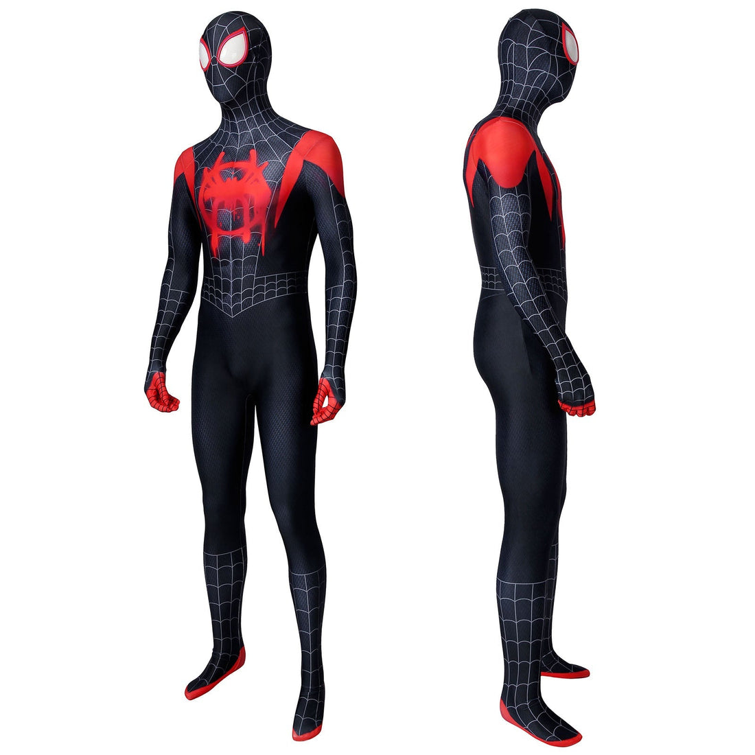 [ylevol] Spider-Man Into the Spider-Verse Miles Morales Male Jumpsuit Costumes