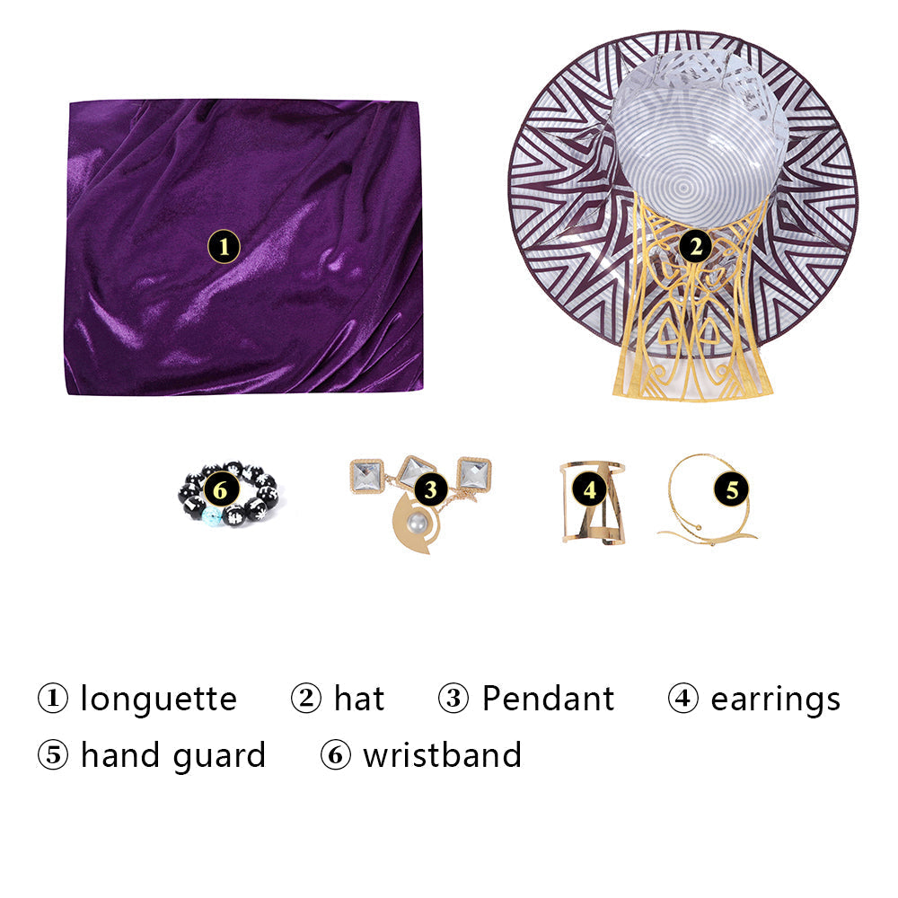 [ylevol] Black Panther 2 Wakanda Forever Queen Ramonda Top Cosplay Costumes