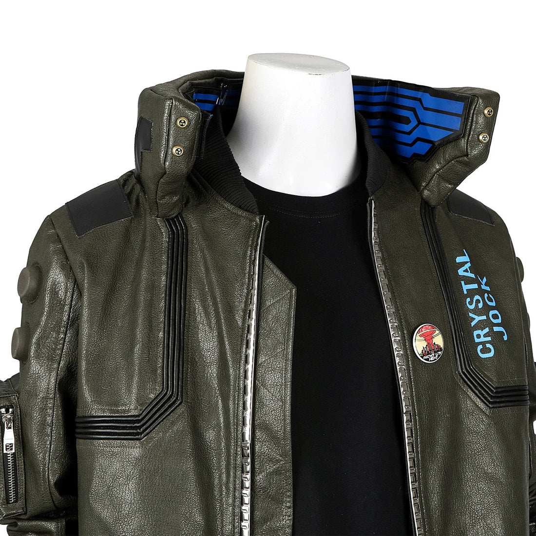 [ylevol] Cyberpunk 2077 V PU Leather Top Level Full Set Cosplay Costumes