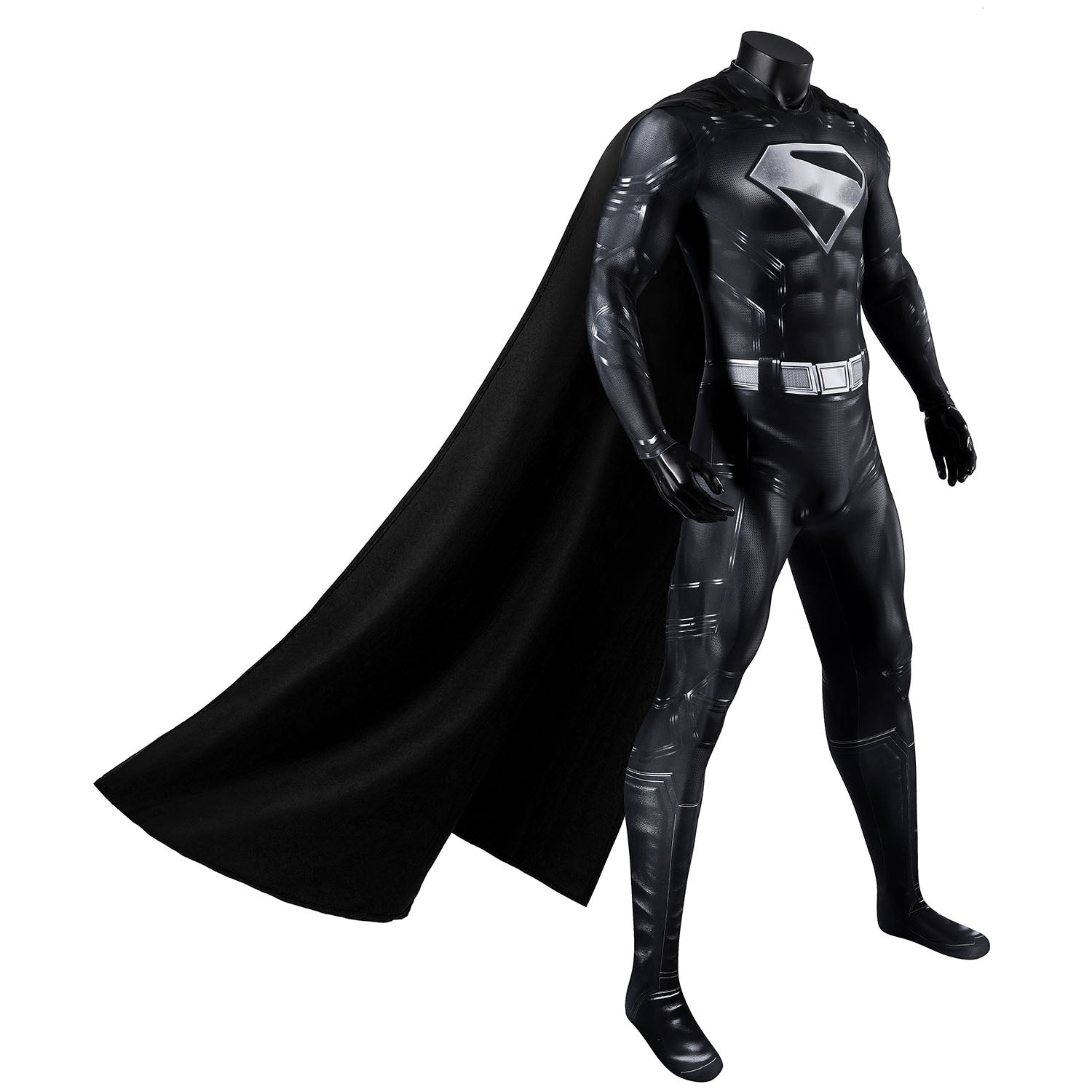 [ylevol] Superman Legacy Clark Kent Black Jumpsuit Cosplay Costumes