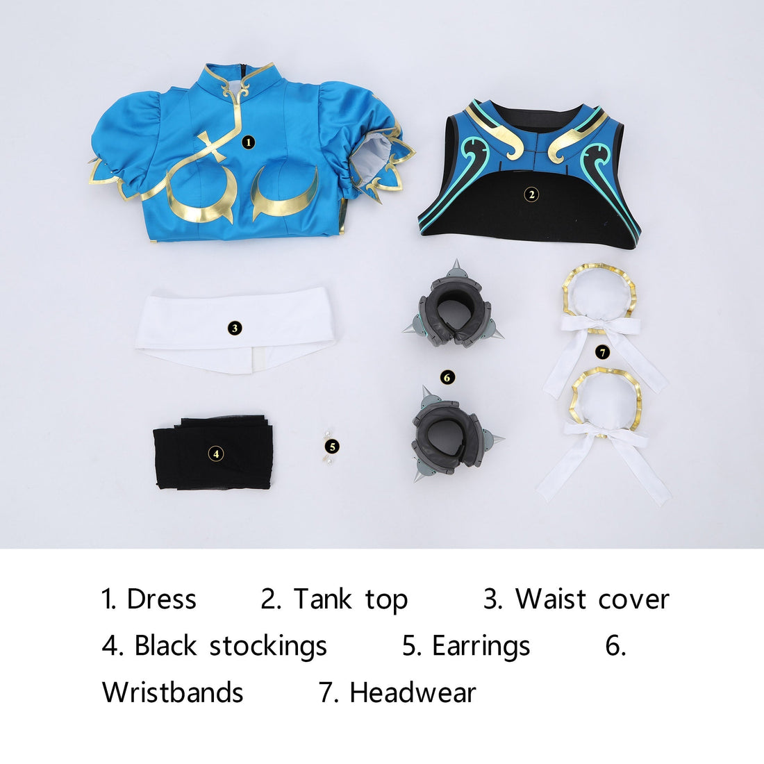 [ylevol] Overwatch 2 Juno X Street Fighter 6 Chun Li Cosplay Costumes