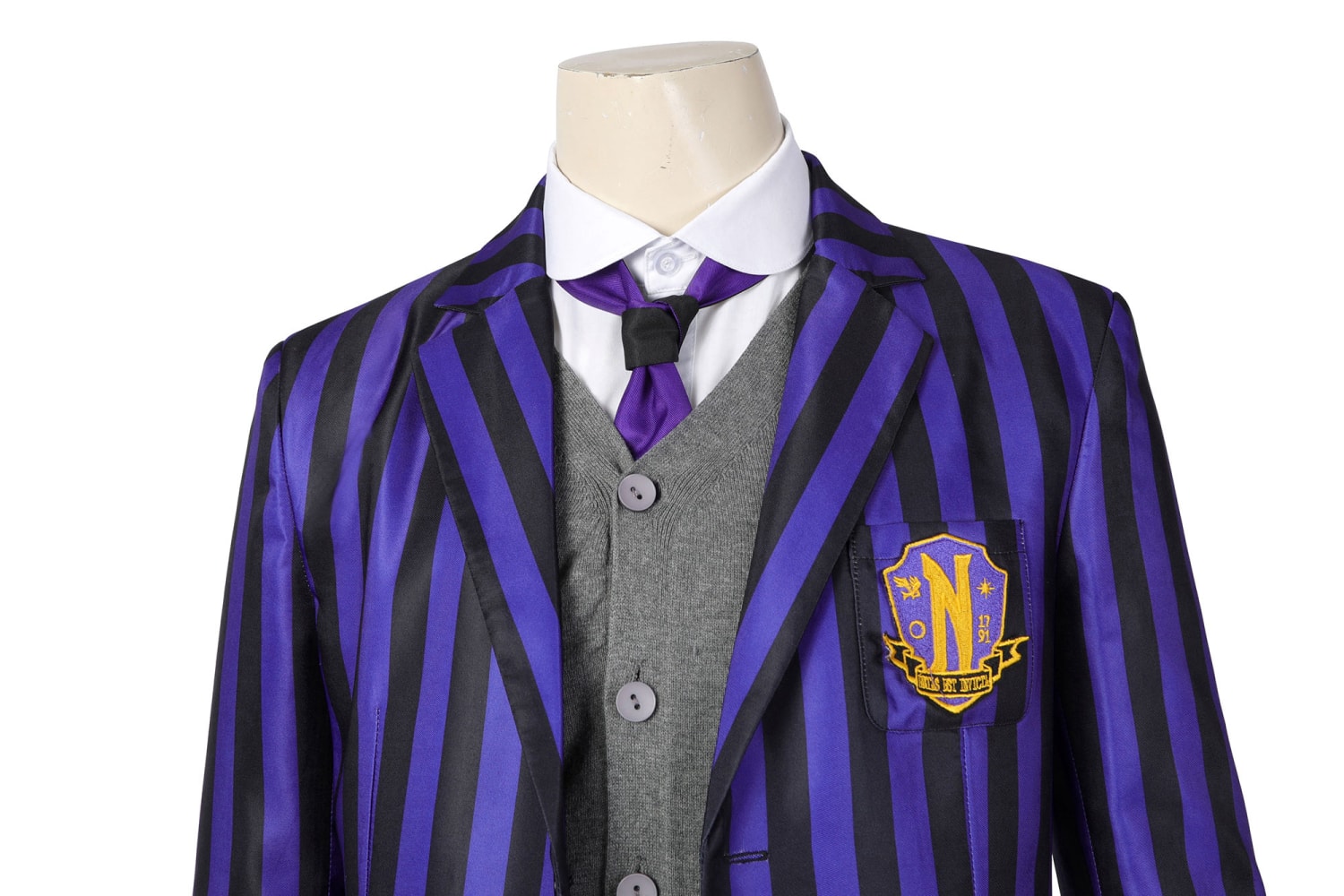 [ylevol] Wednesday 2 The Addams Family Eugene Otinger Nevermore Academy Uniform Costumes