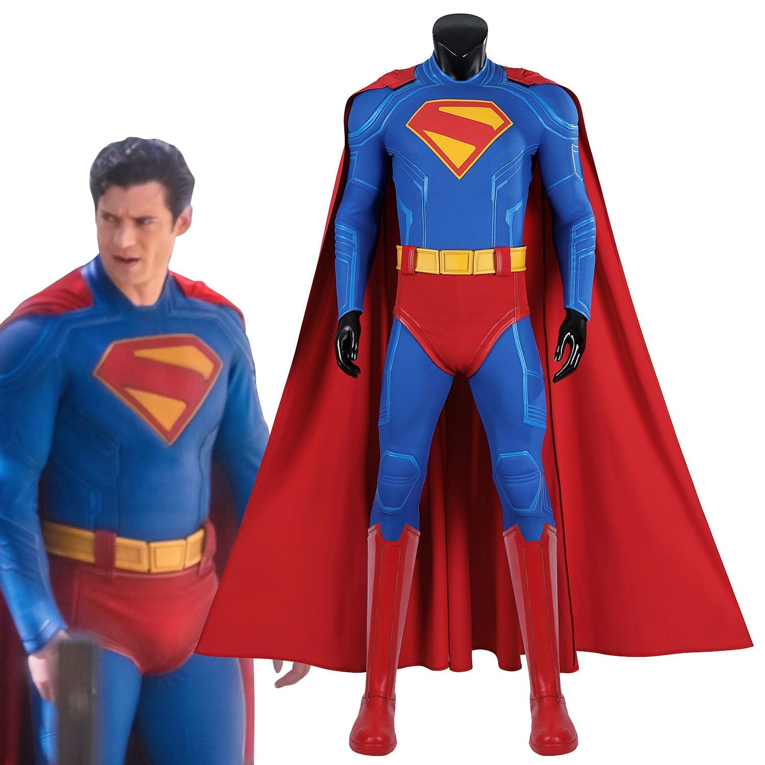 [ylevol] Superman Legacy Clark Kent Top Level Male Cosplay Costumes
