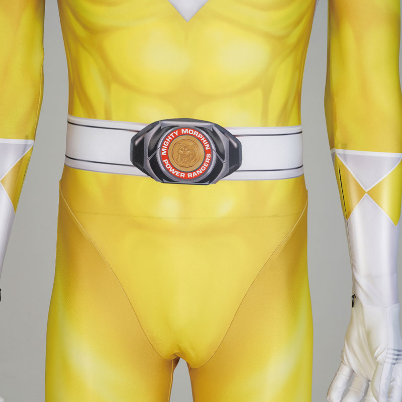 [ylevol] Mighty Morphin Power Rangers Dime Tribe Knight Boi Yellow Cosplay Costumes