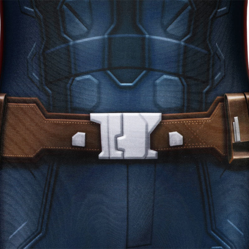 [ylevol] Captain America The Winter Soldier Steve Rogers Kids Jumpsuit Costumes