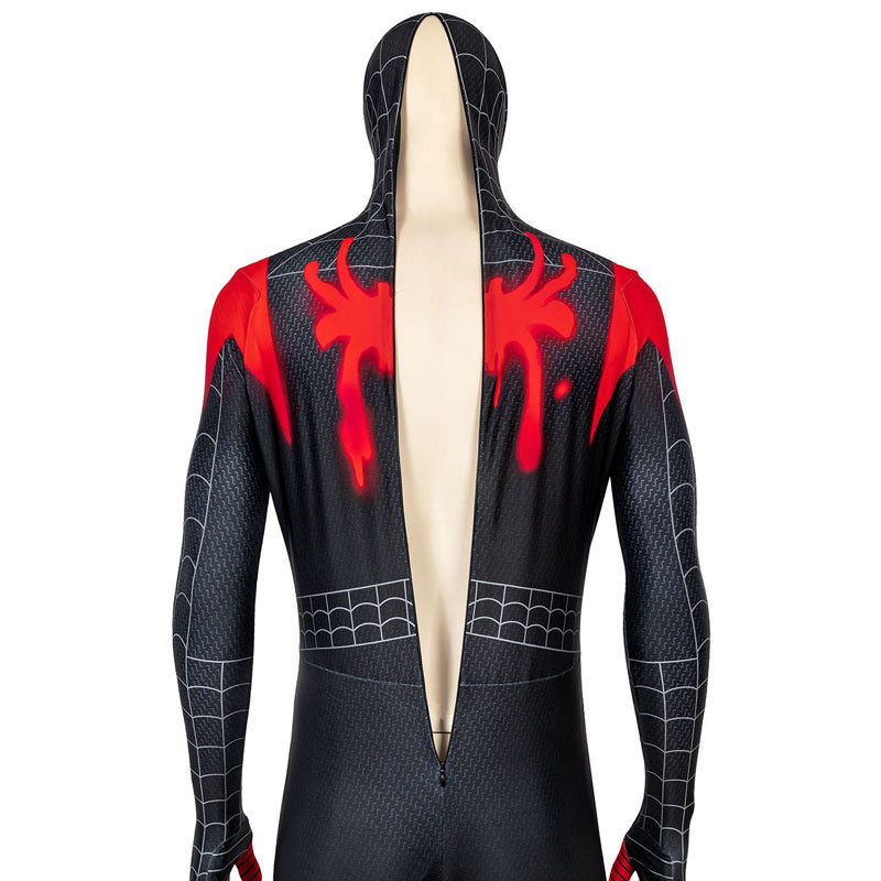 [ylevol] Spider-Man Into the Spider-Verse Miles Morales Jumpsuit with Coat Fullset Costumes
