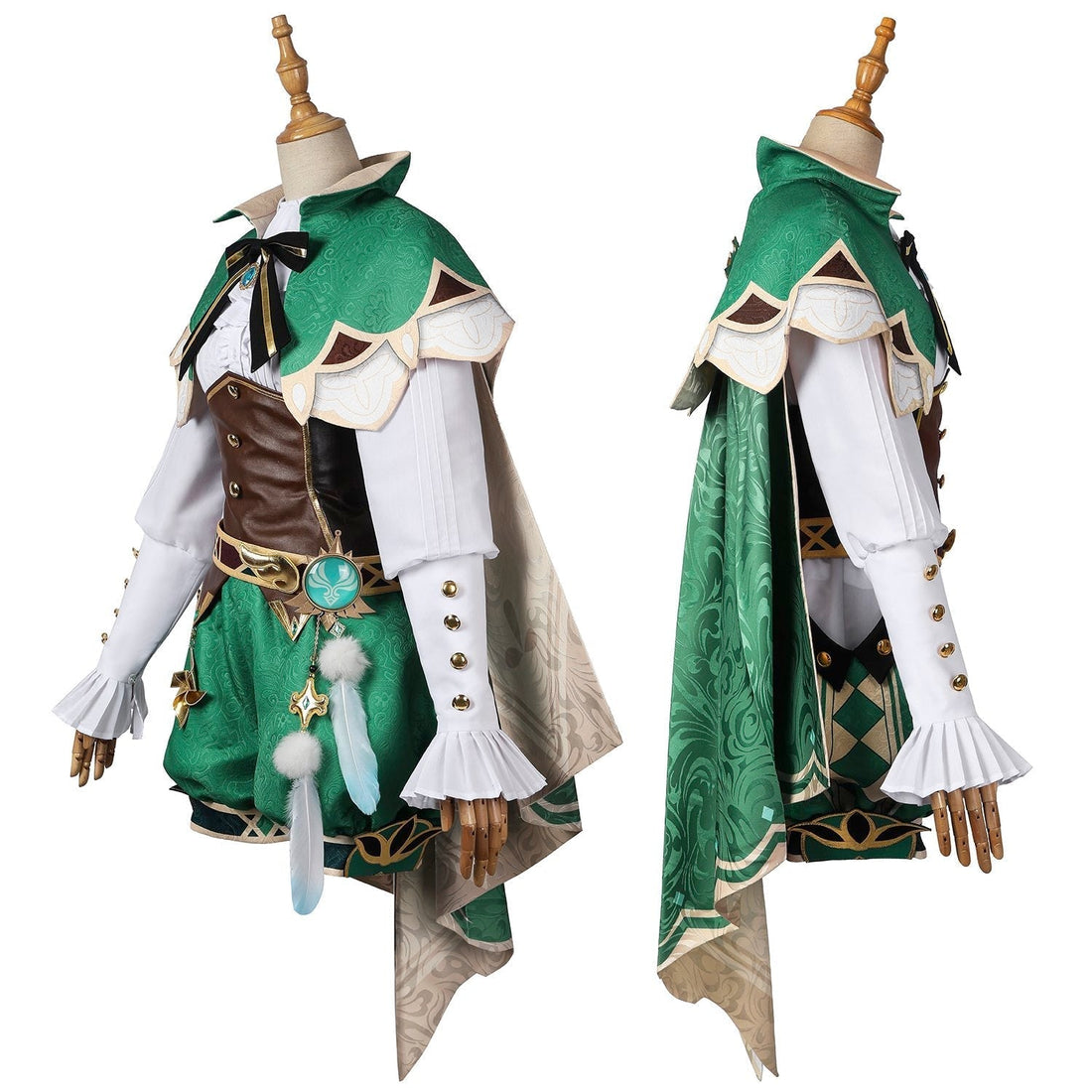 Genshin Impact Venti Gradient Full Set Top Level Cosplay Costumes
