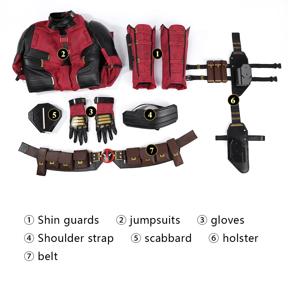 [ylevol] Deadpool 3 Deadpool & Friend Wade Wilson Full Set Cosplay Costumes