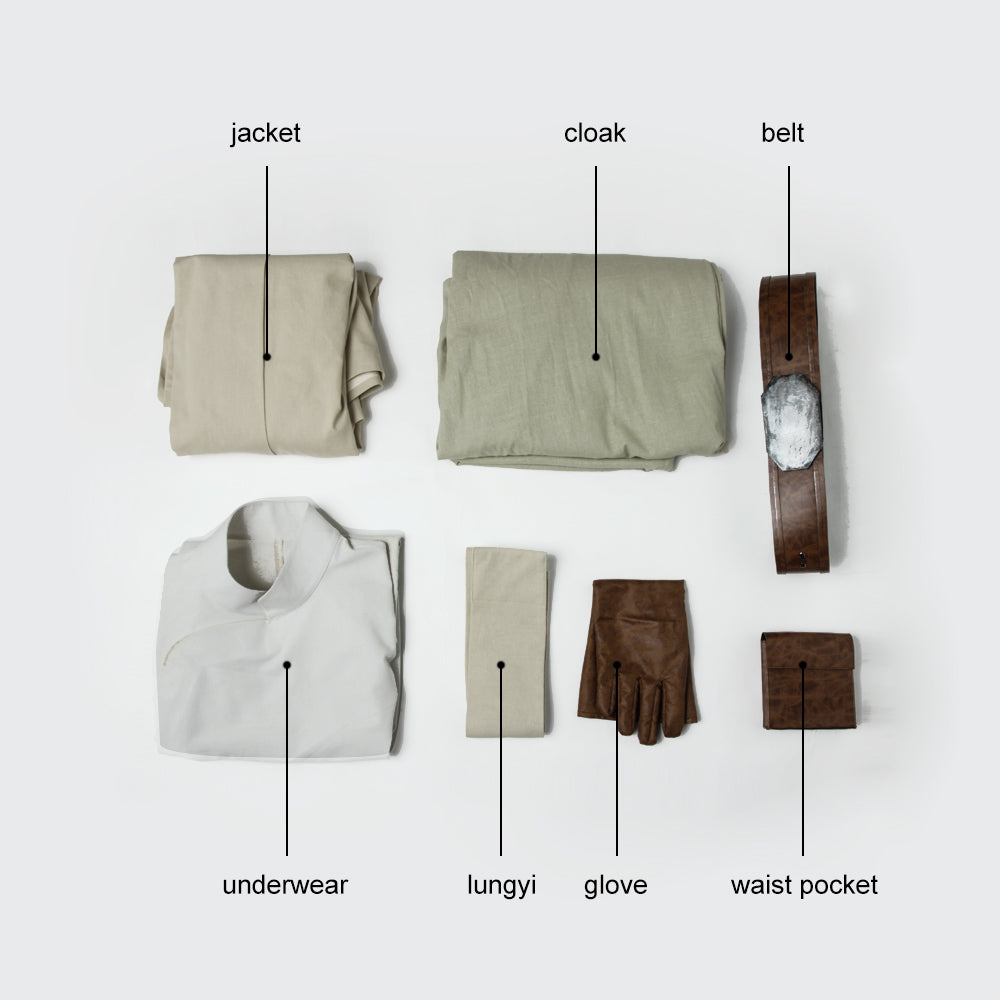 [ylevol] Star Wars 8 The Last Jedi Luke Skywalker Fullset Cosplay Costumes