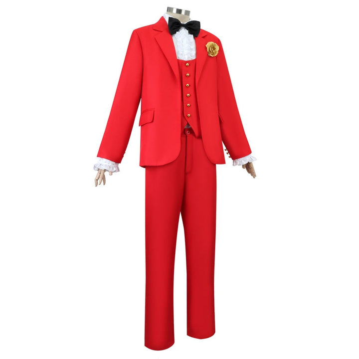 [ylevol] Beetle Juice Michael Keaton Red Suit Halloween Cosplay Costumes