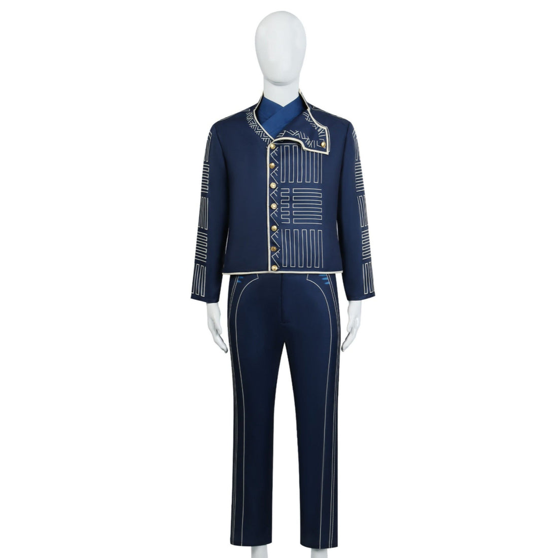 [ylevol] Wicked: For Good Prince Fiyero Navy Blue Suit Cosplay Costumes
