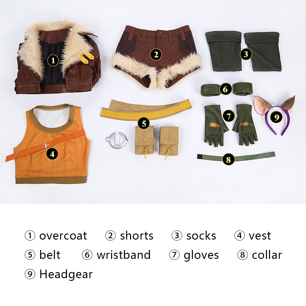 [ylevol] Marvel Rivals Squirrel Girl Full Set Top Level Cosplay Costumes