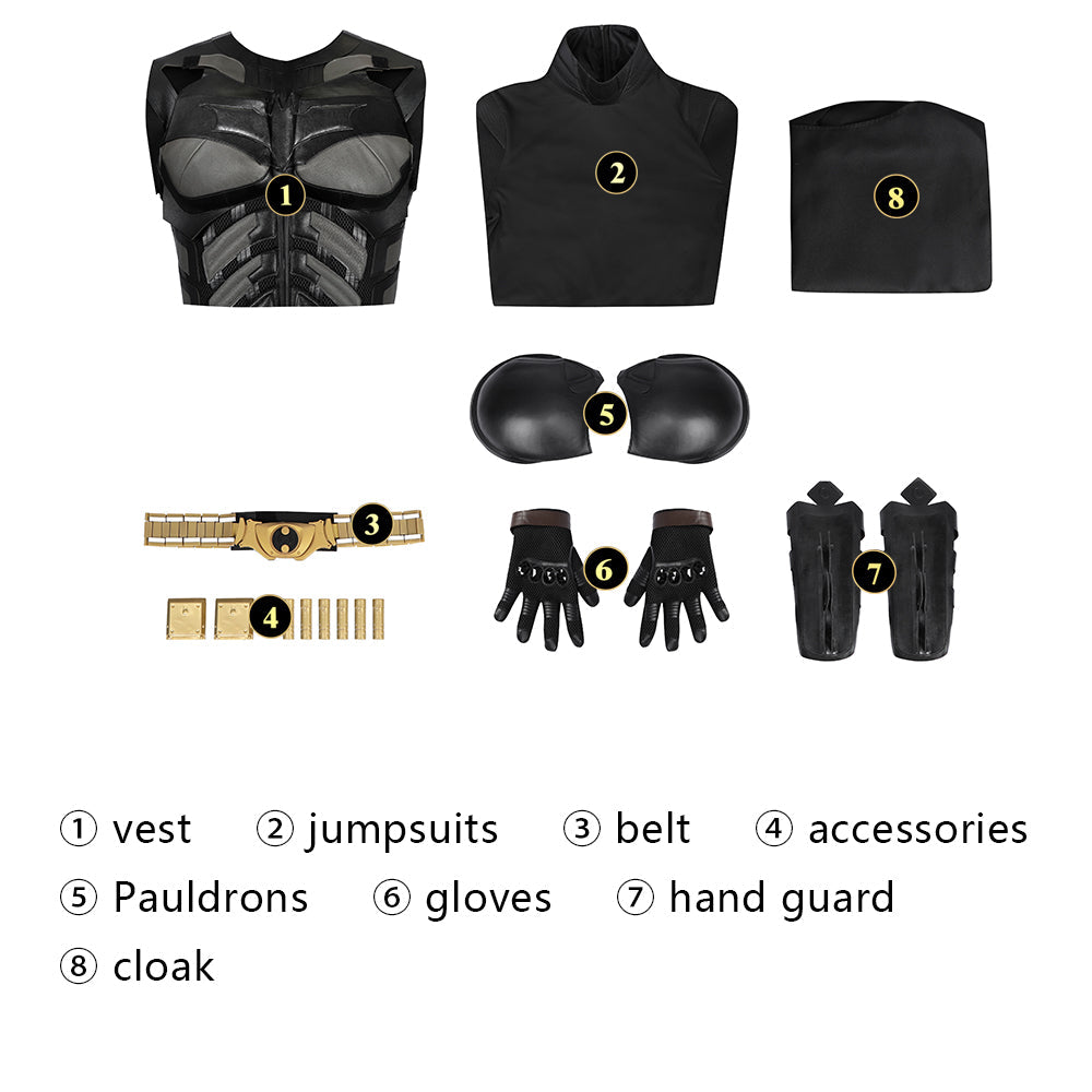 [ylevol] The Dark Knight Rises Batman Bruce Wayne Top Level Cosplay Costumes