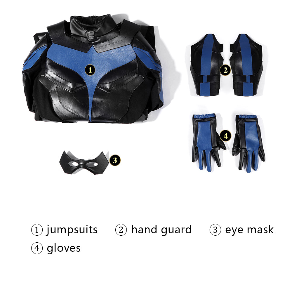 [ylevol] Titans Season 1 Nightwing Dick Grayson Battle Suit Male Cosplay Costumes