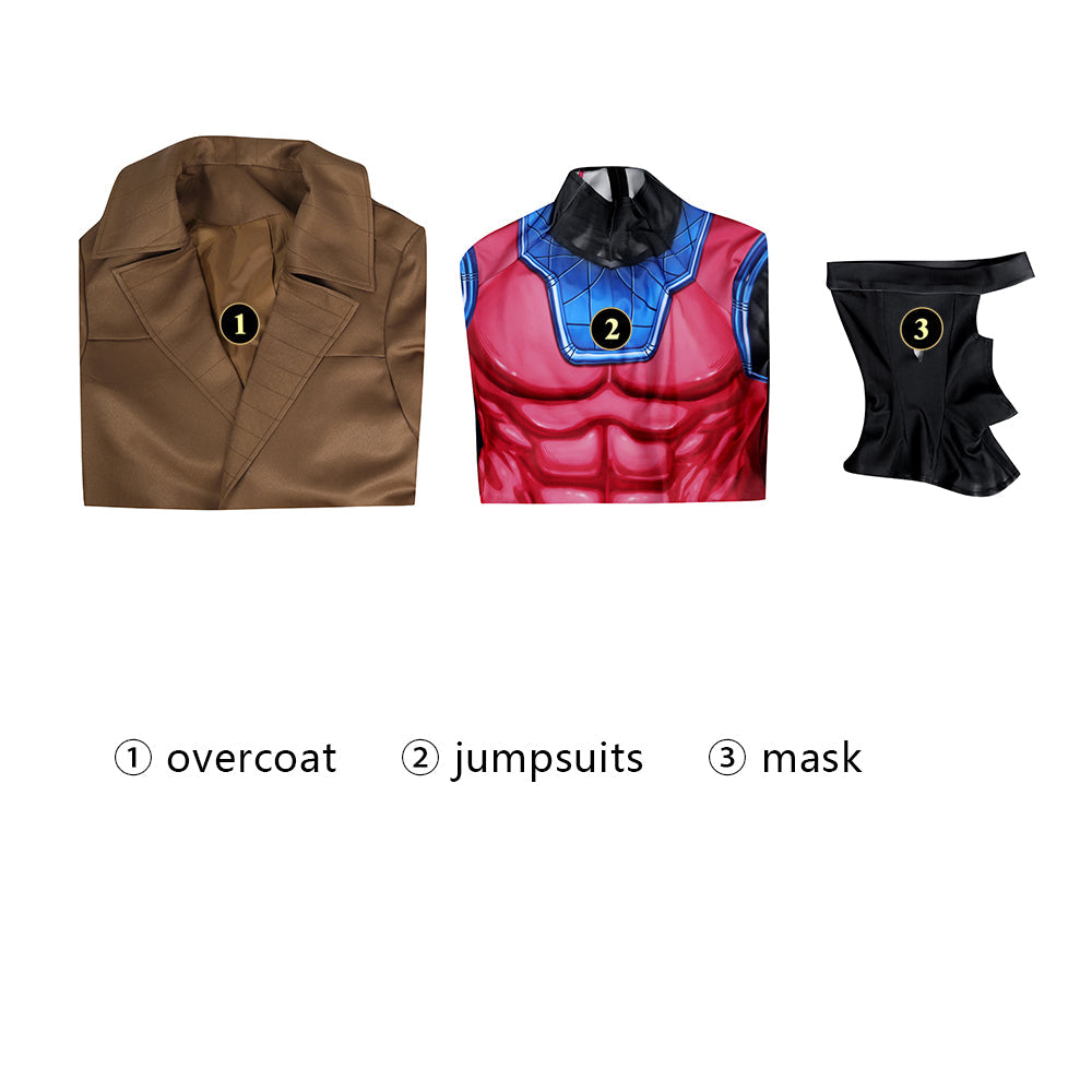 [ylevol] X-Men'97 Gambit Remy Etienne Lebeau Top Level Cosplay Costumes