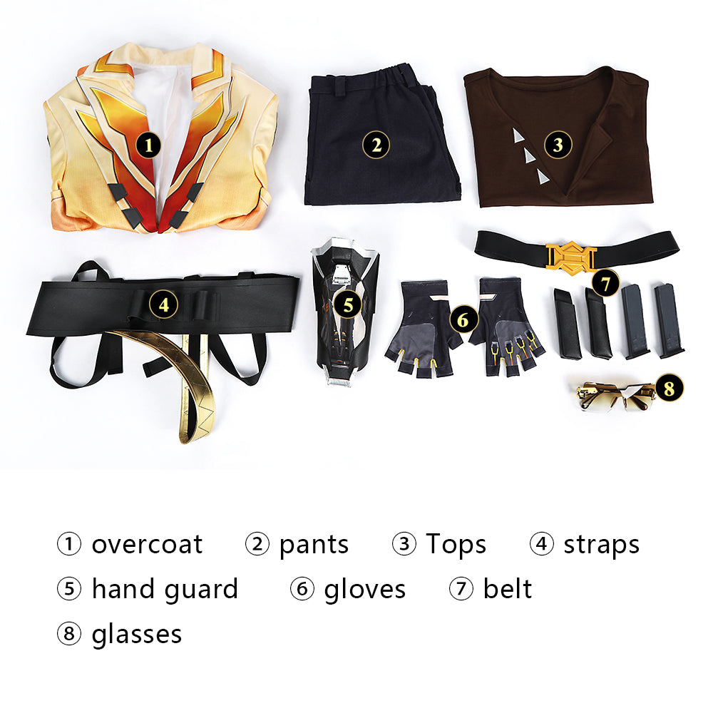 [ylevol] Game Valorant Tejo Male Full Set Top Level Cosplay Costumes