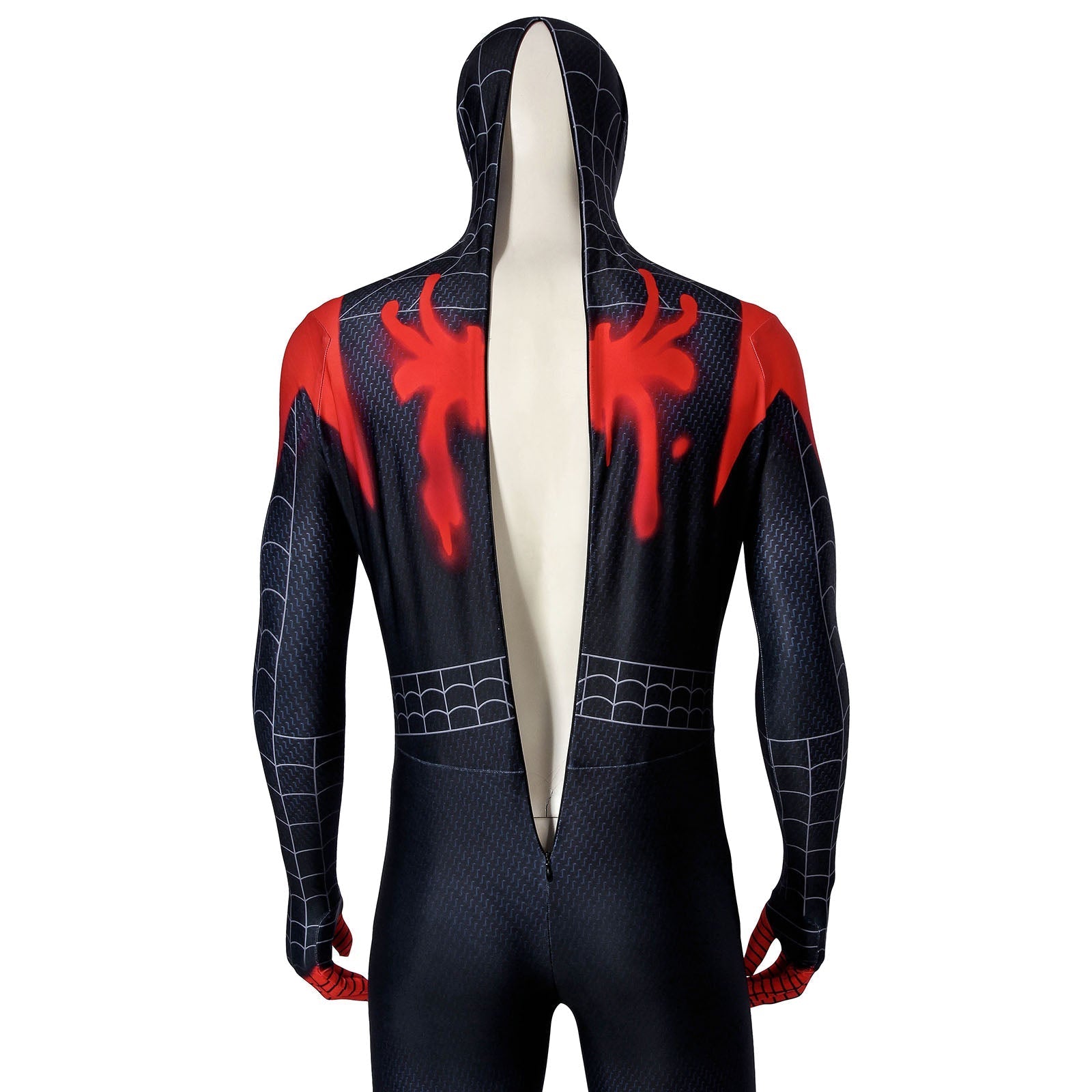 [ylevol] Spider-Man Into the Spider-Verse Miles Morales Male Jumpsuit Costumes